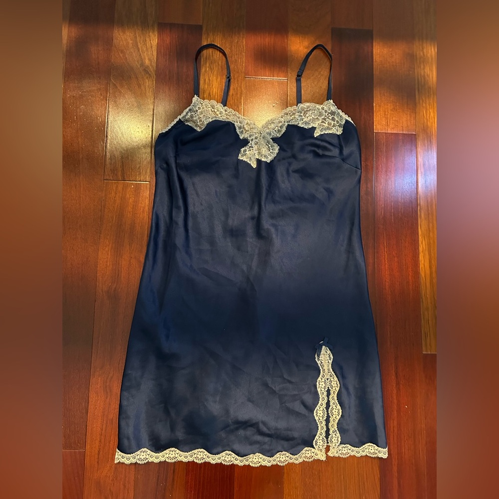 Victoria’s Secret Satin & Lace Slip Dress Size Small